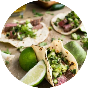 Steak Tacos with Lime